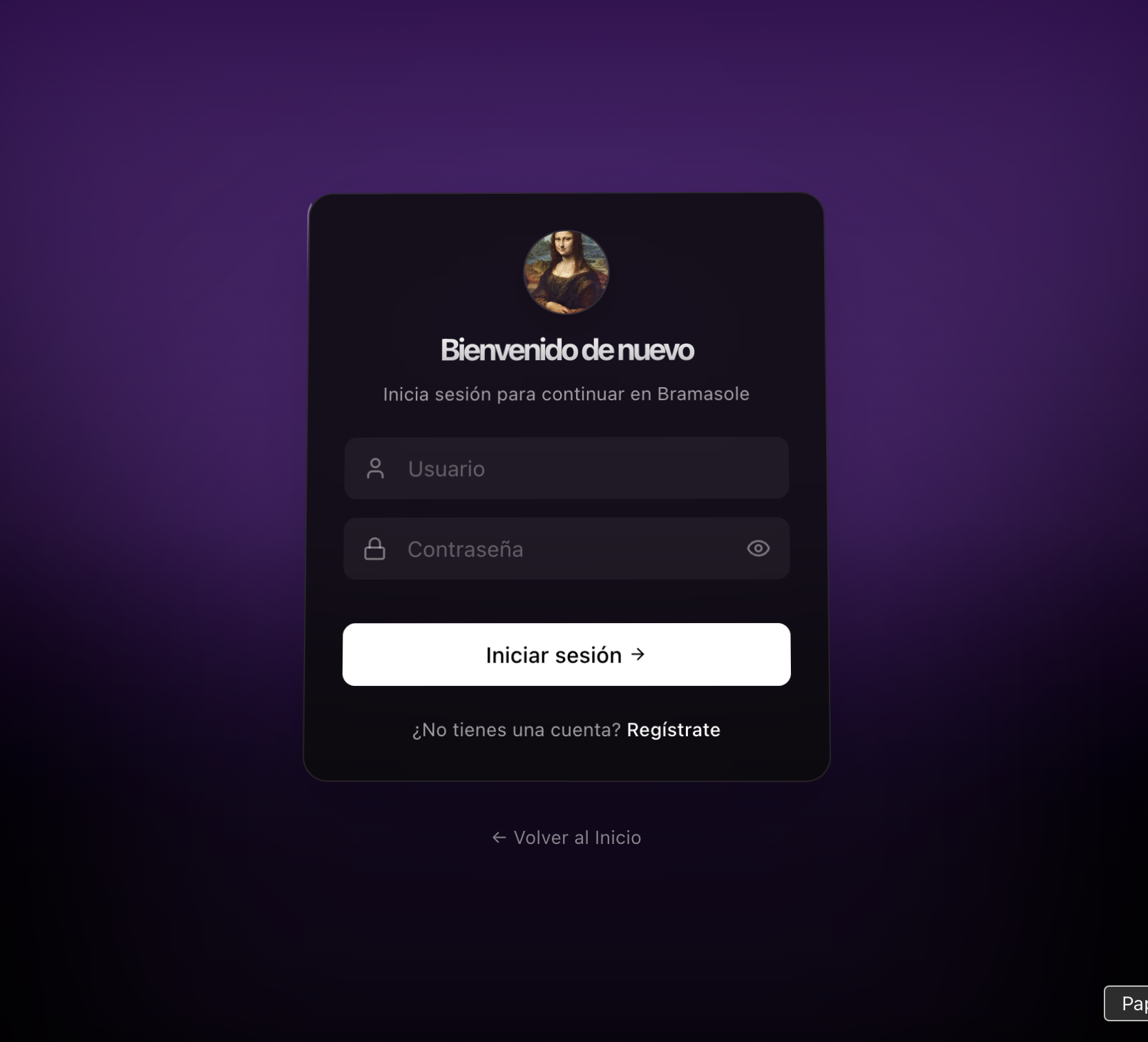 Bramasole — art gallery e-commerce