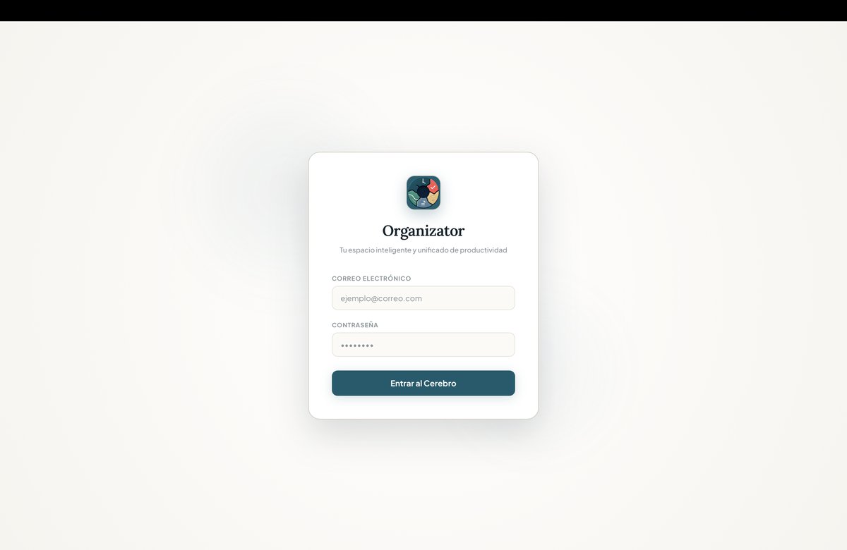 Redesigned Organizator sign-in portal